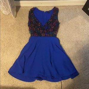 REVOLVE blue and floral dress